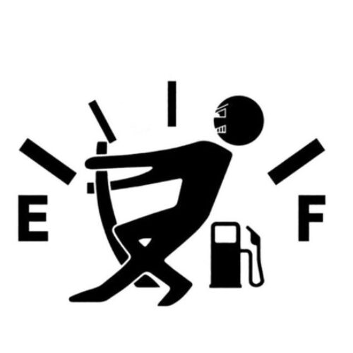 Funny Car Sticker Pull Fuel Tank Pointer Ef Fuel Tank  Car Sticker Fuel Tank Vinyl Sticker Decal