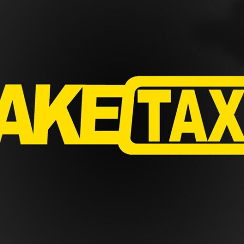 Fake Taxi Drifting Sign Funny Car Sticker