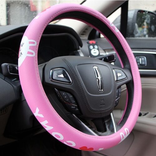 Steering wheel cover female Korean cute