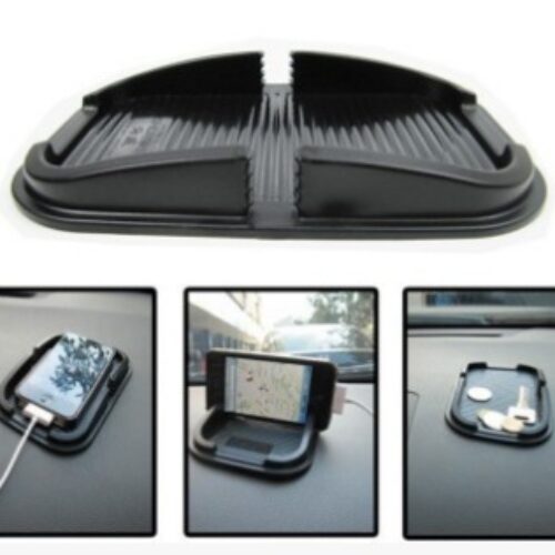 Compatible with Apple, Car anti-skid pad Mobile navigation bracket iphone6P blackanti-slip mat Multi-function storage box